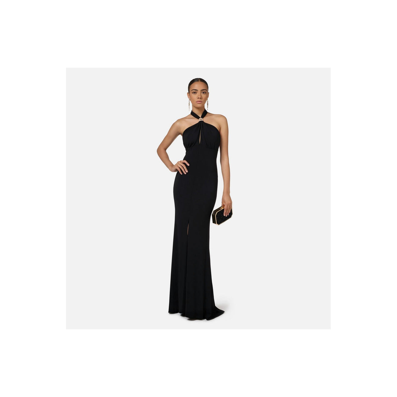 Elisabetta Franchi Jurk Dames Zwart #2426883
