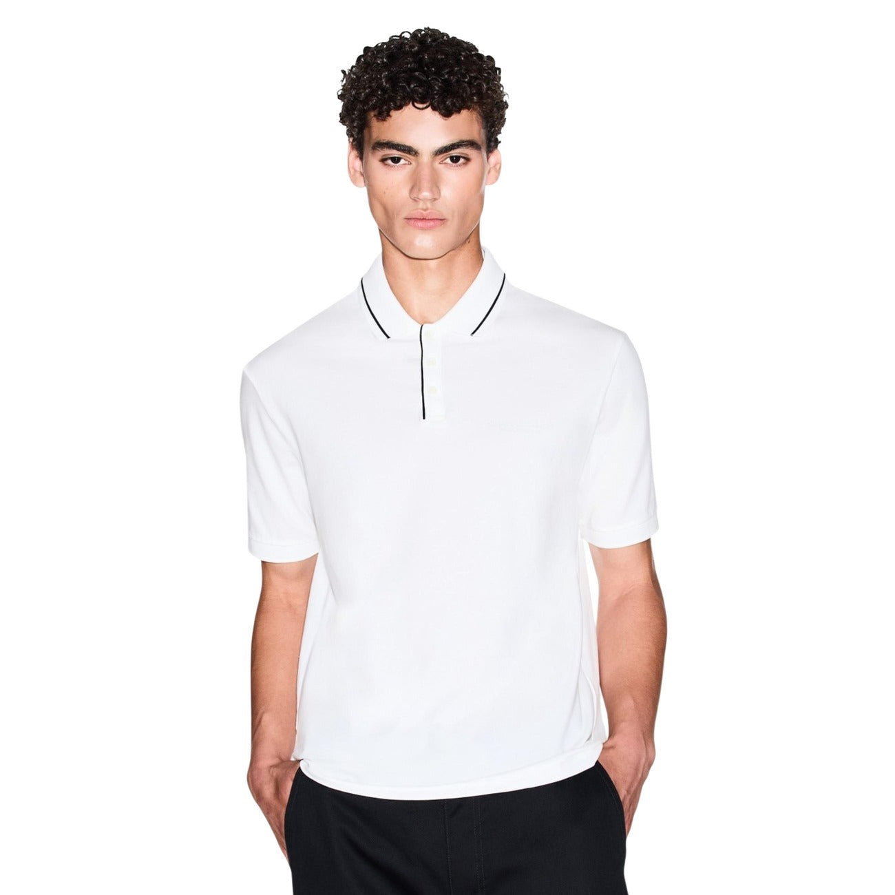 Armani Exchange Polo Top Heren Blauw