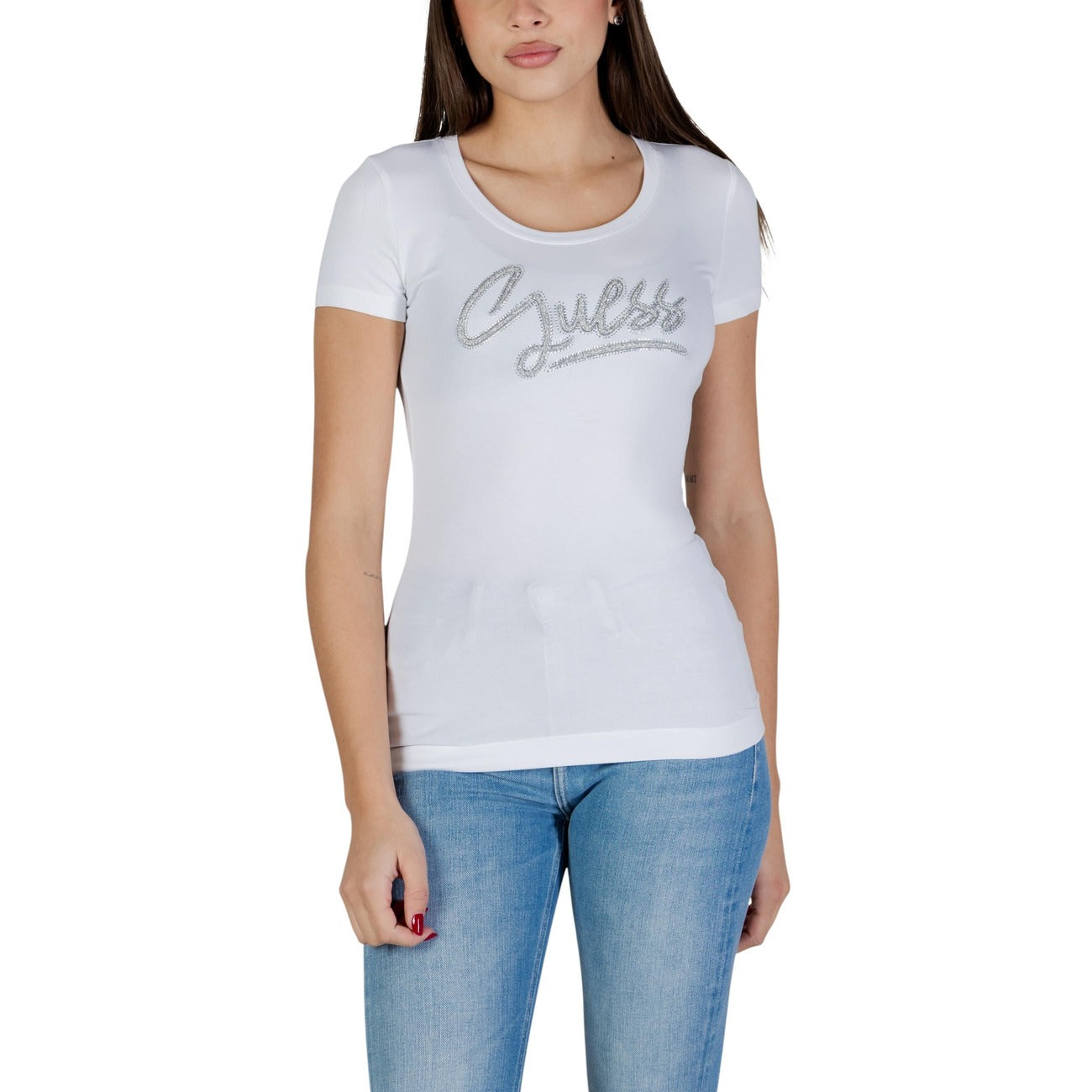 Guess T-shirt Dames Wit #2449971