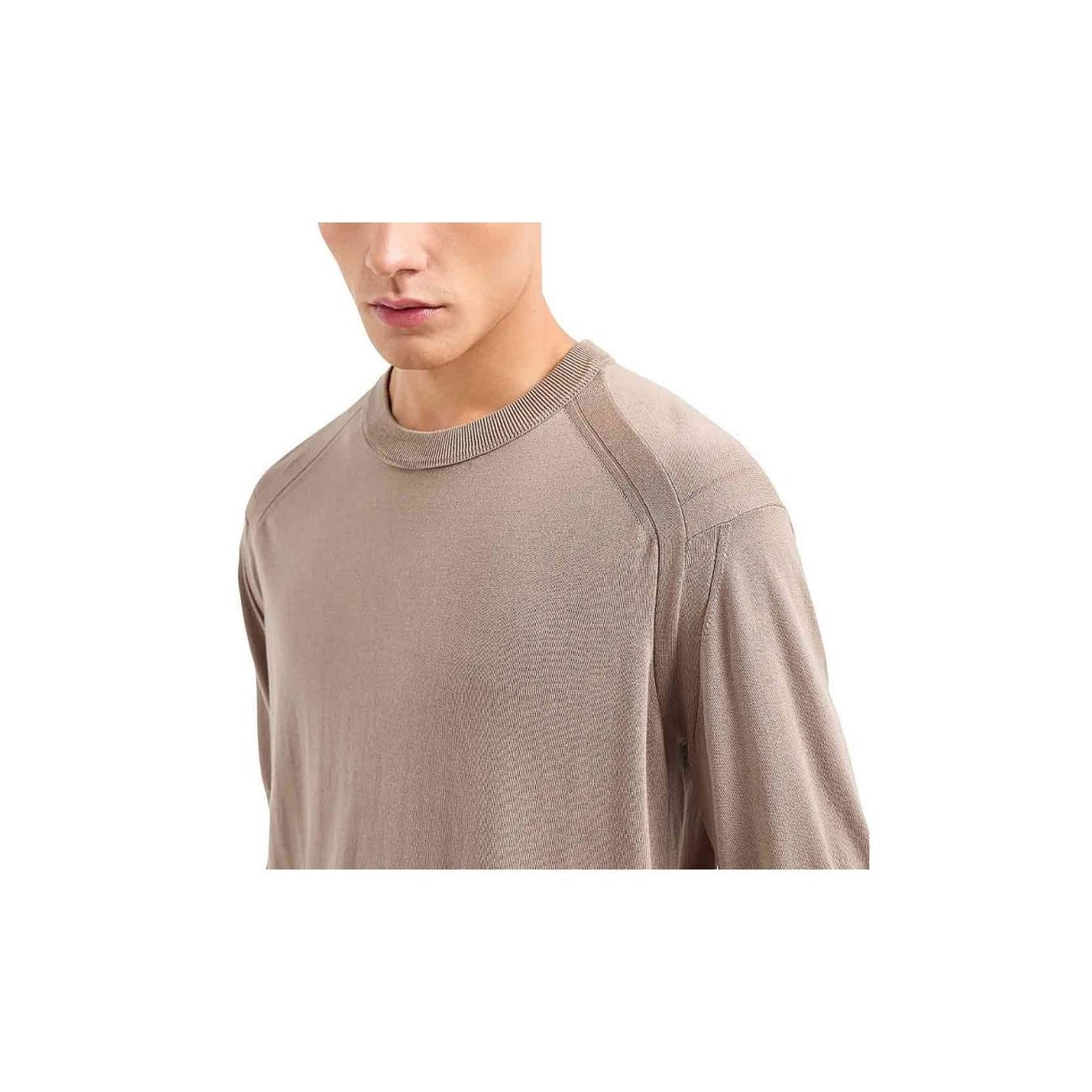 Emporio Armani T-shirt Heren Beige
