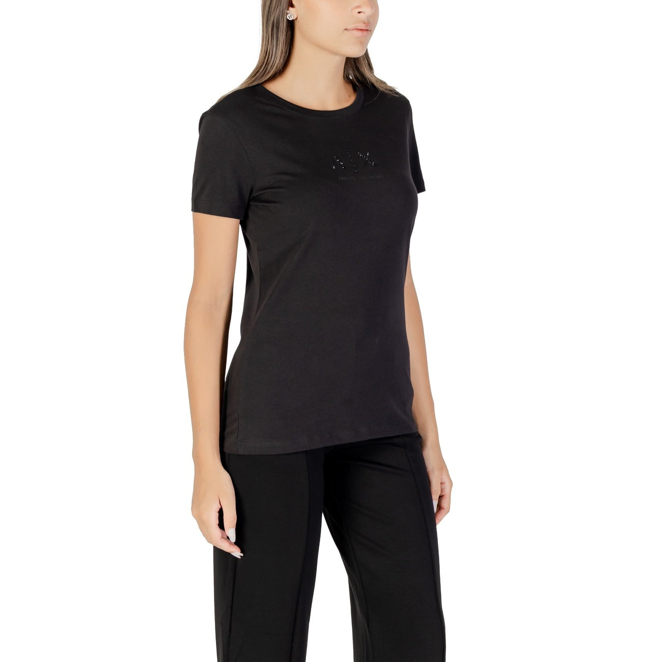Armani Exchange T-shirt Dames Zwart #2429706