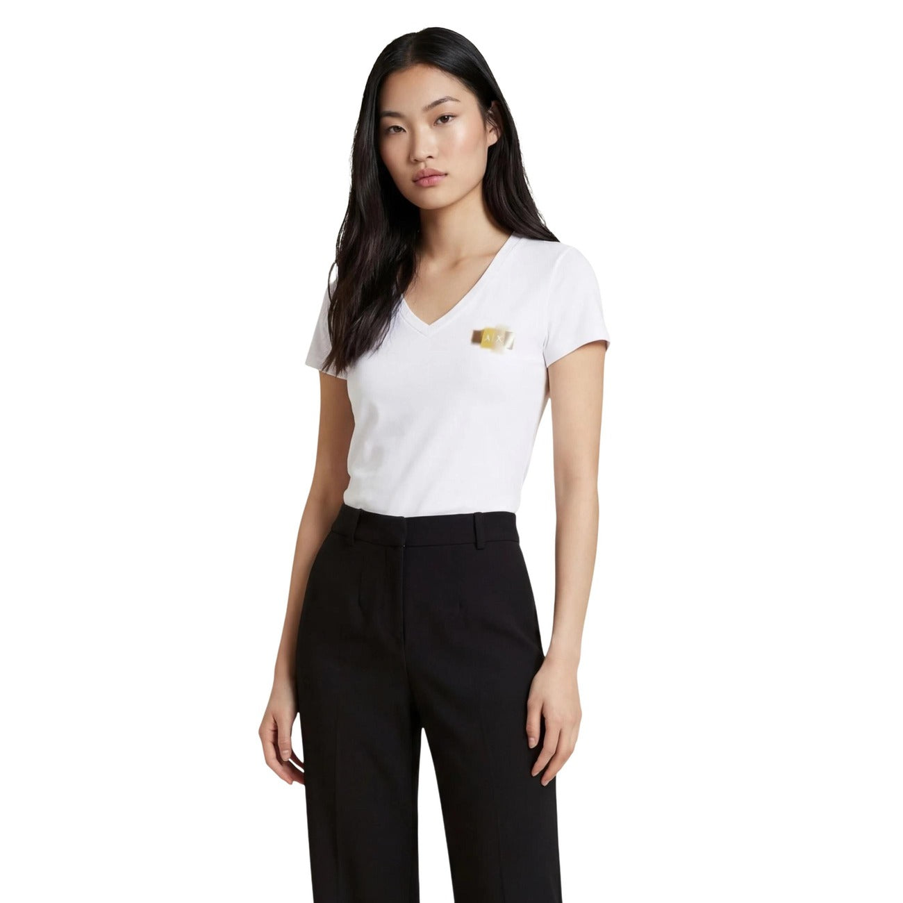 Armani Exchange T-shirt Dames Wit