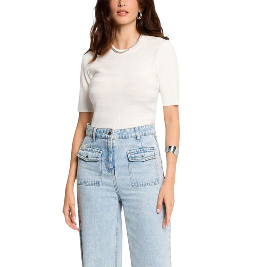 Morgan De Toi T-Shirt Damen Weiß #2451326