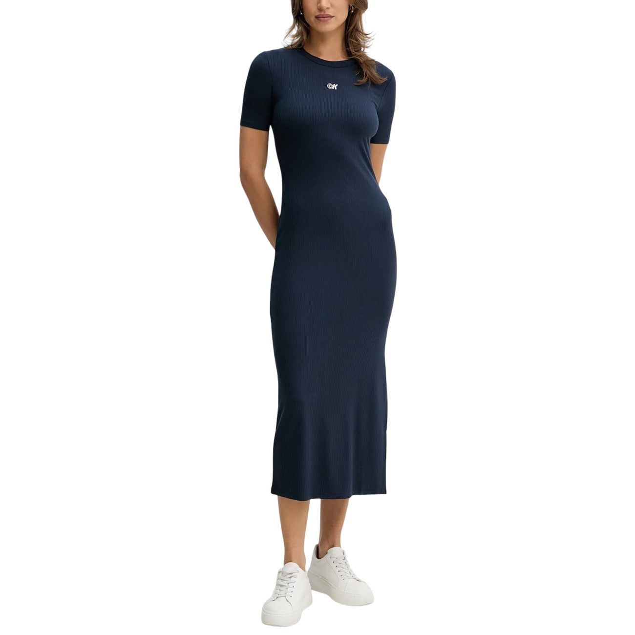 Calvin Klein Jeans Jurk Dames Blauw