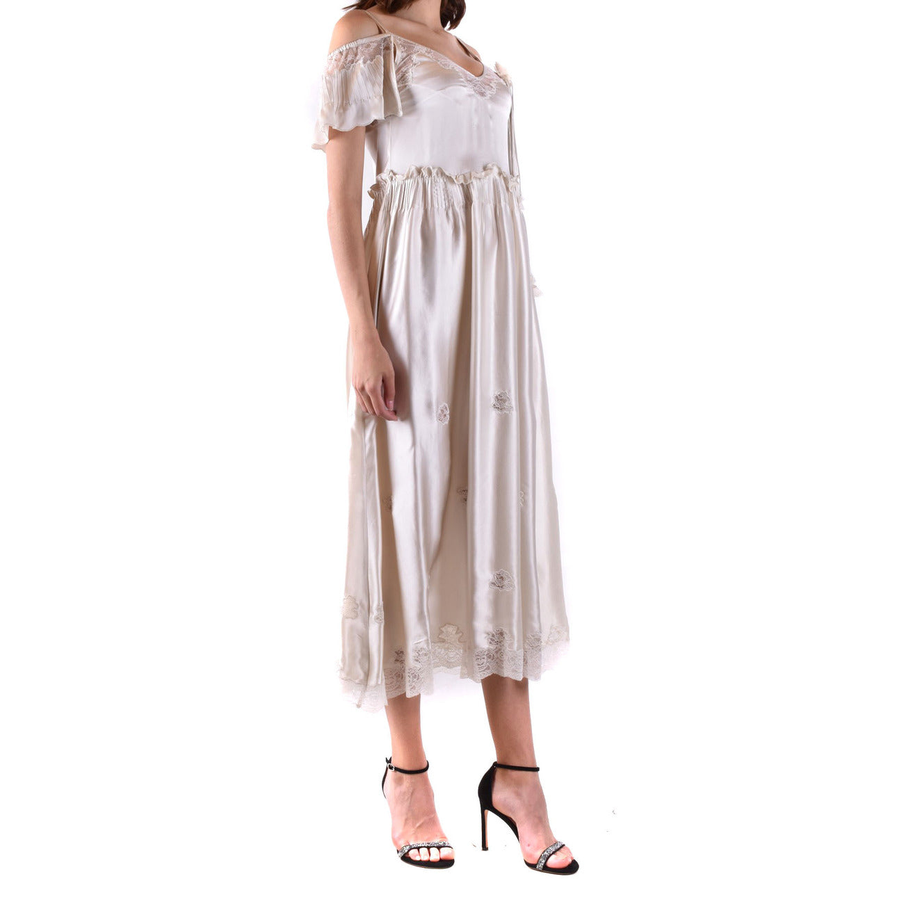 Twinset Kleid Damen Weiß