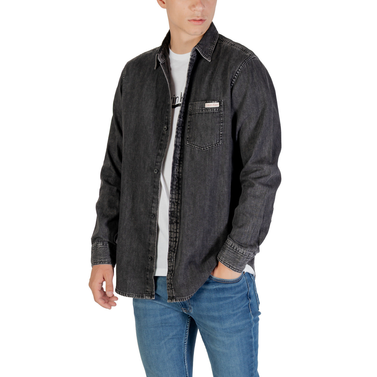 Calvin Klein Jeans Shirt Heren Zwart #2427687