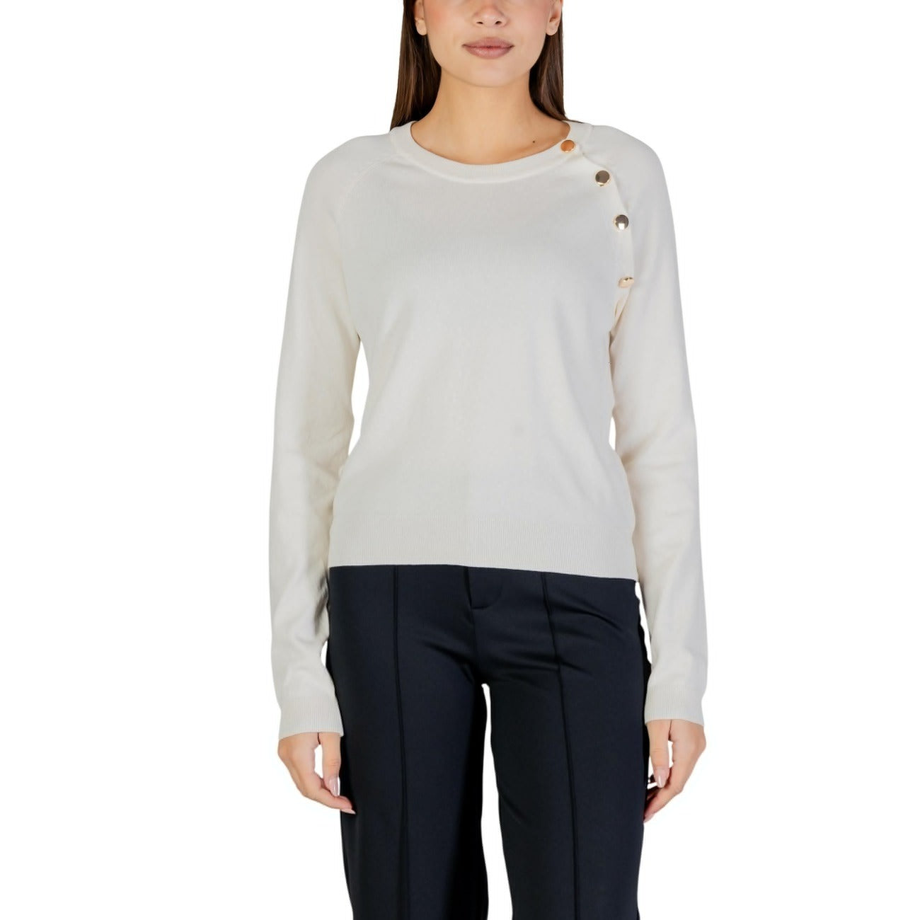 Morgan De Toi Strickmode Damen Weiß Weiß #2448910