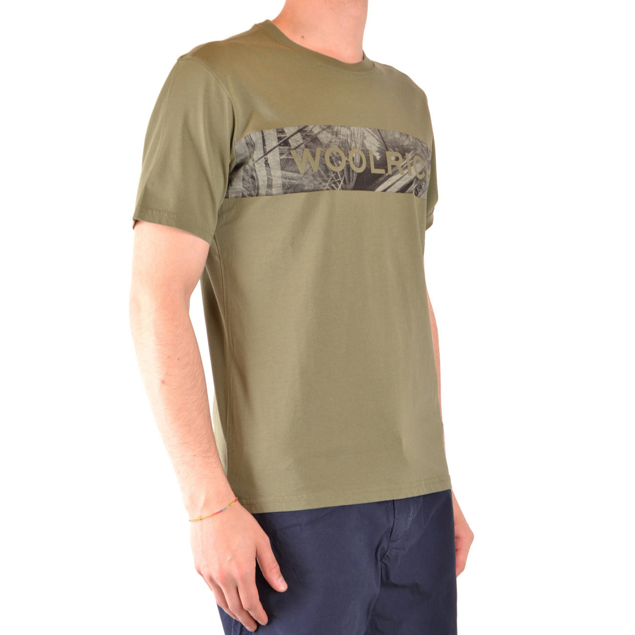 Woolrich T-shirt Heren Groen