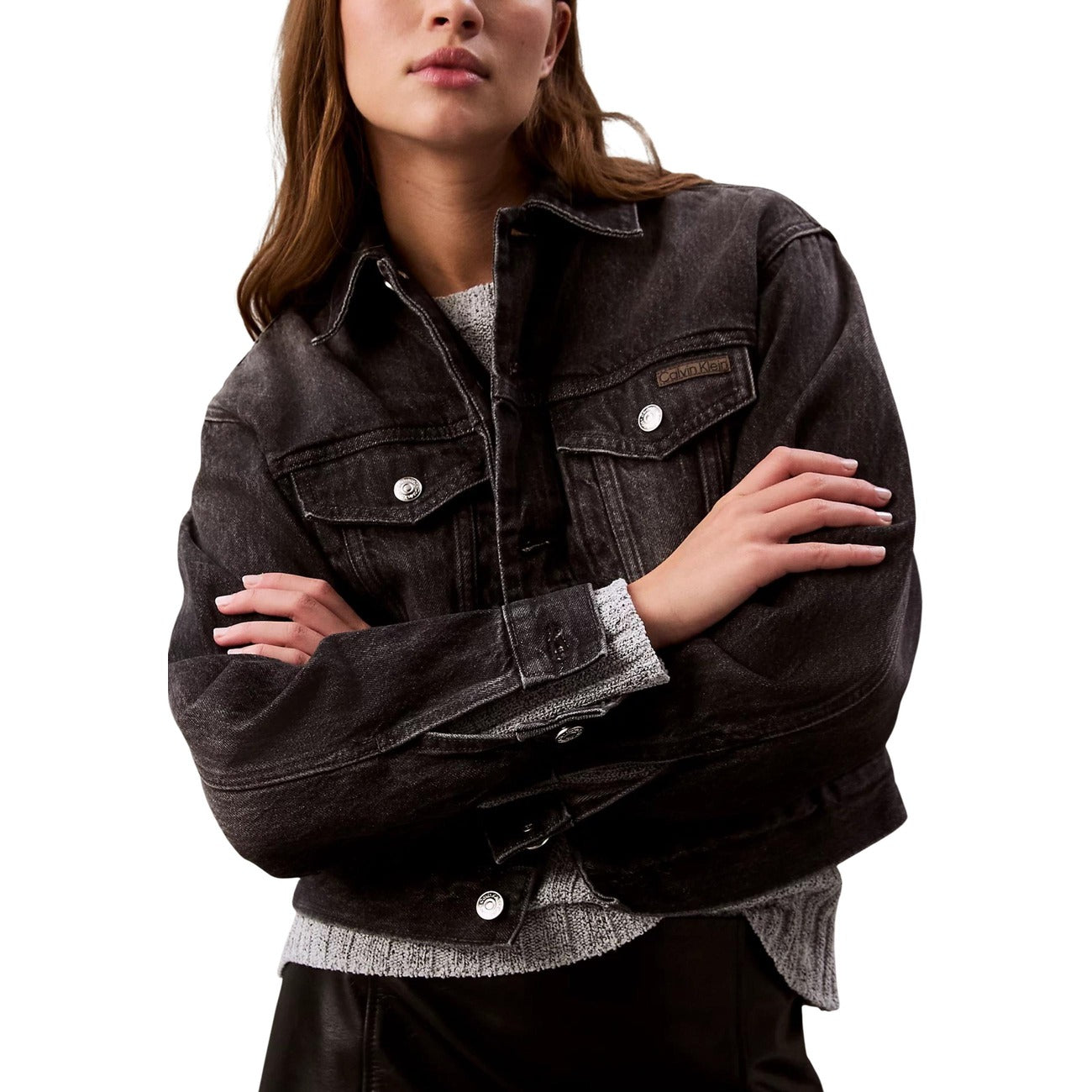Calvin Klein Jeans Windjack Dames Zwart