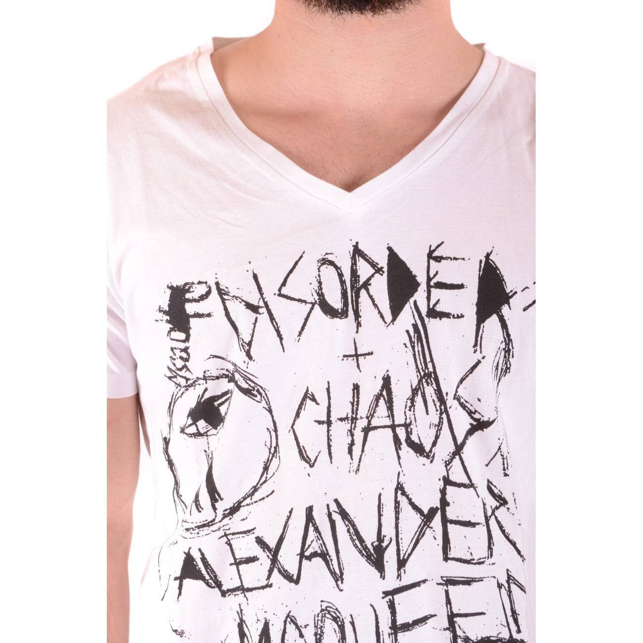 Alexander Mcqueen T-shirt Heren Wit