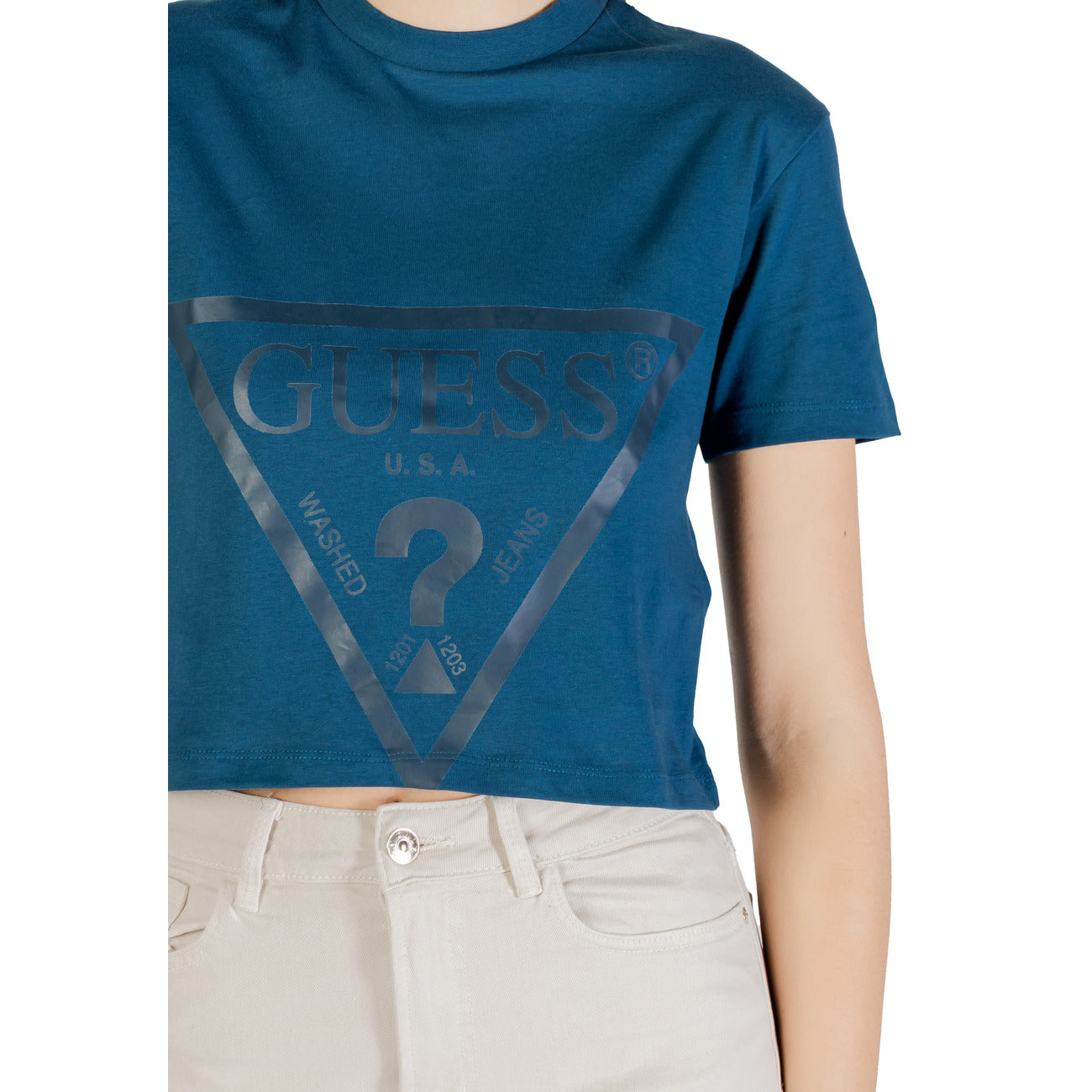 Guess Active T-shirt Dames Blauw