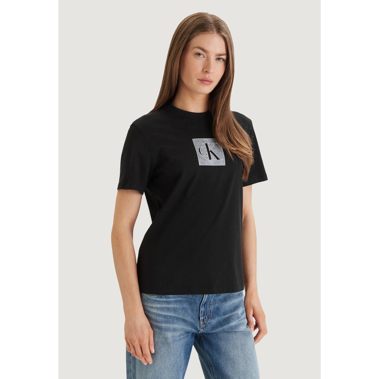 Calvin Klein Jeans T-shirt Dames Zwart #2469546