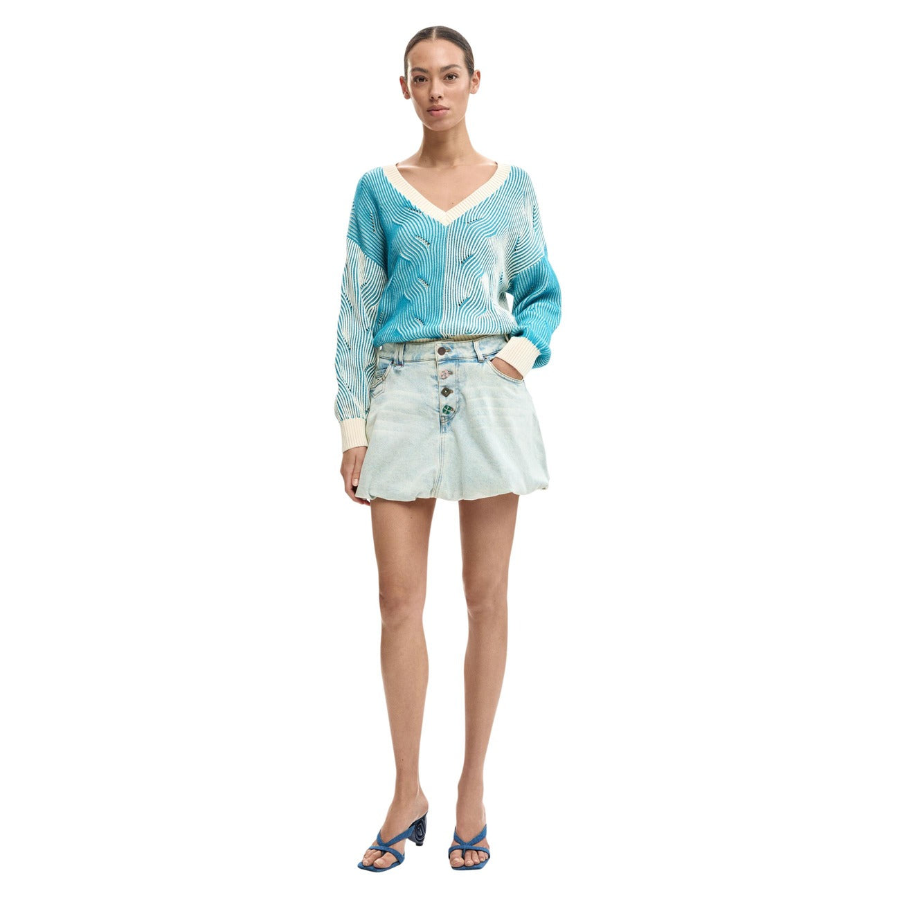 Desigual Rock Damen Hellblau