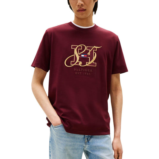 Tommy Hilfiger T-Shirt Herren Bordeaux