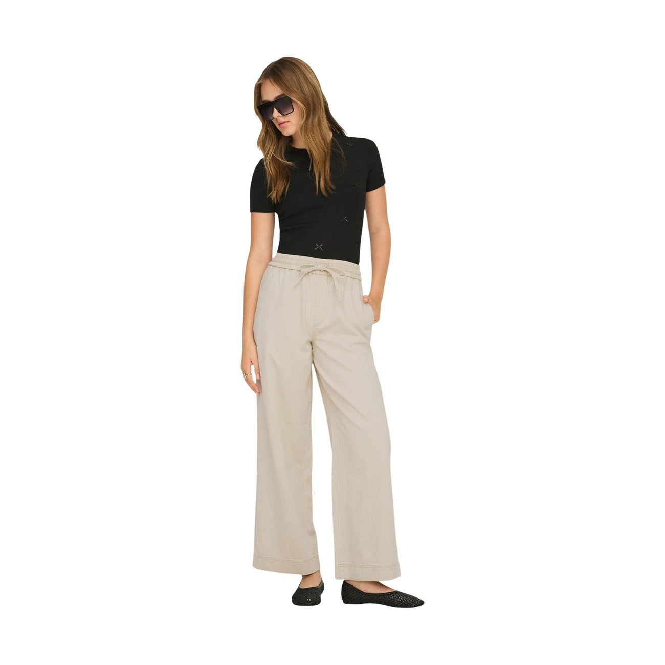 Only Hose Damen Beige #2465367