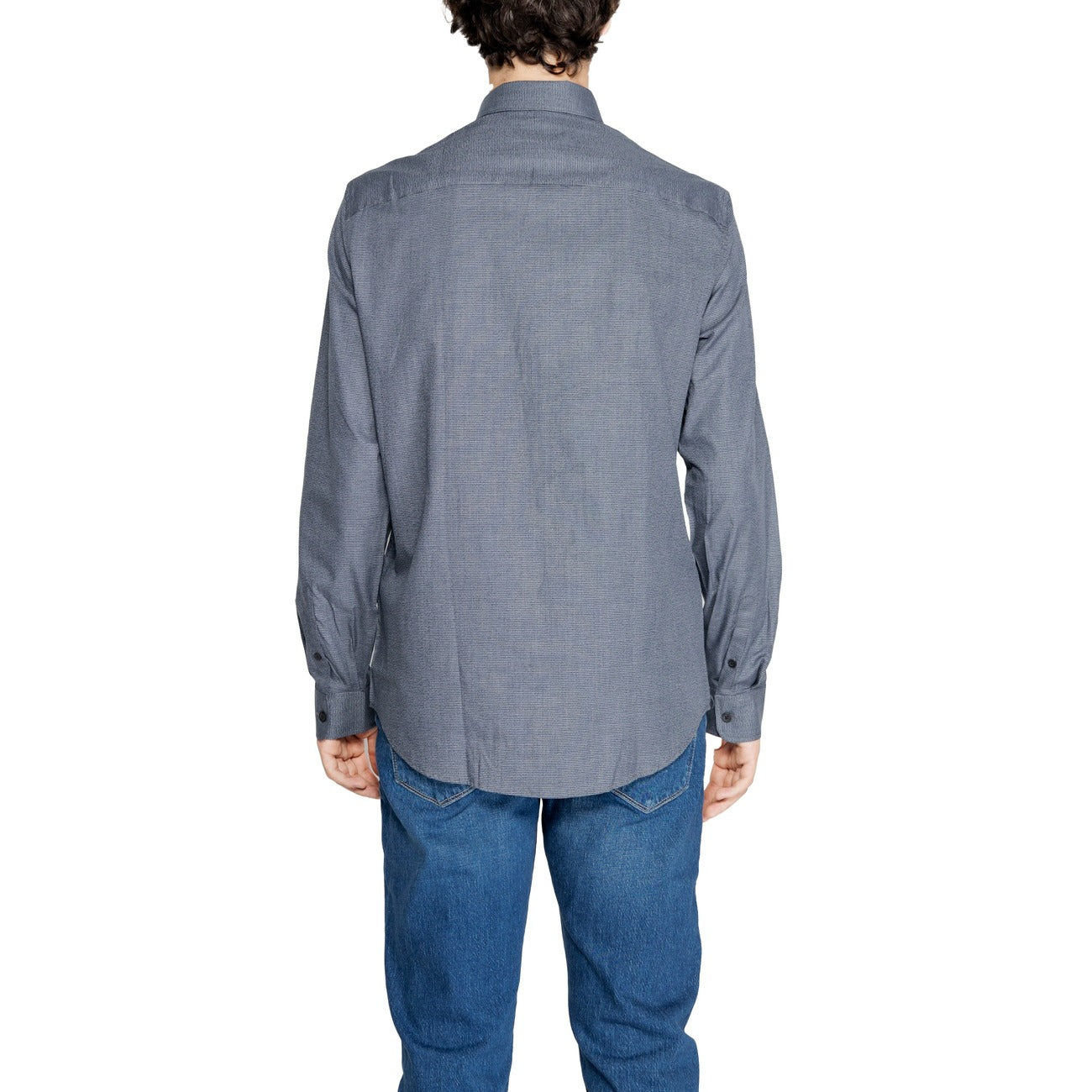 Armani Exchange Shirt Heren Blauw #2335324