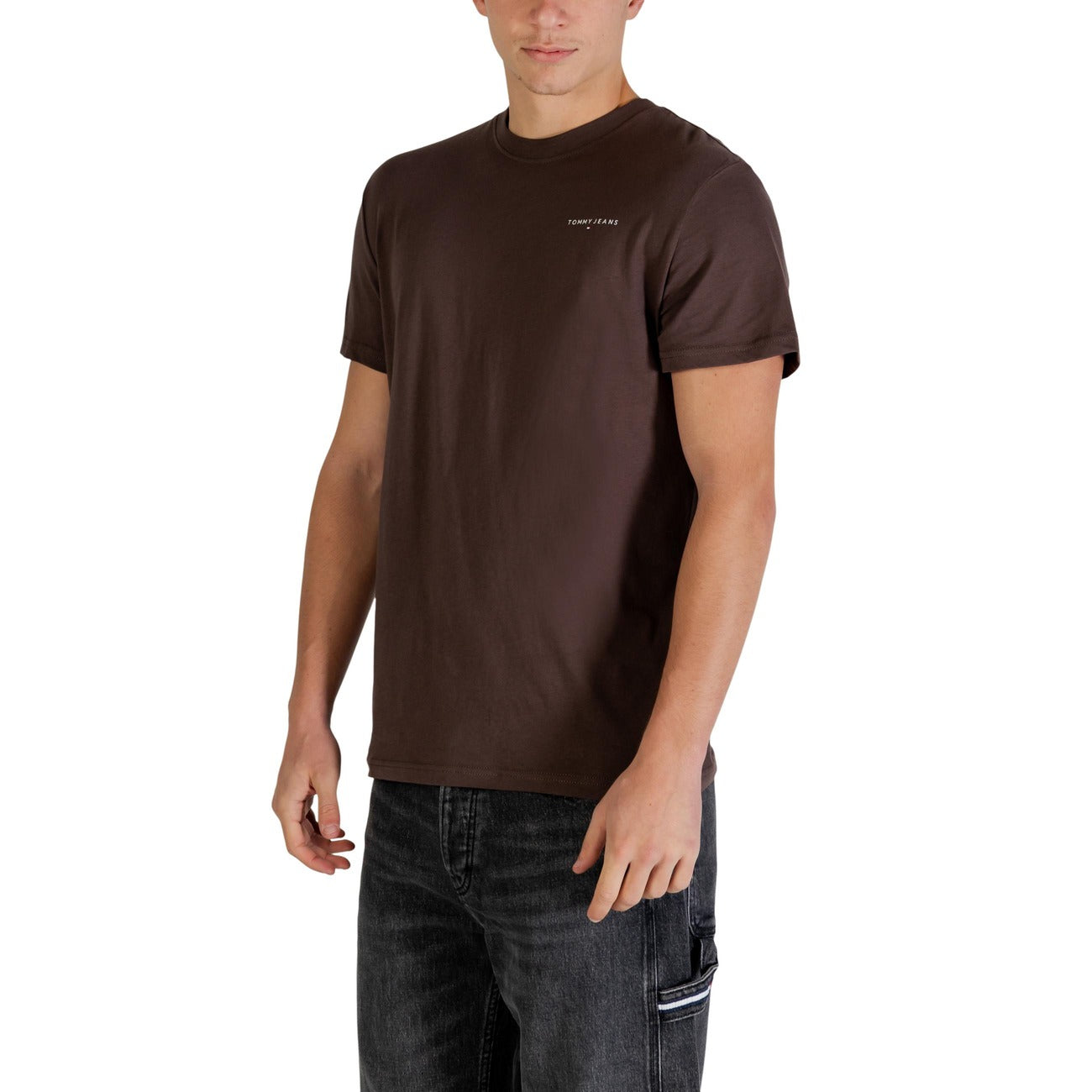 Tommy Hilfiger Jeans T-Shirt Herren Braun #2447255