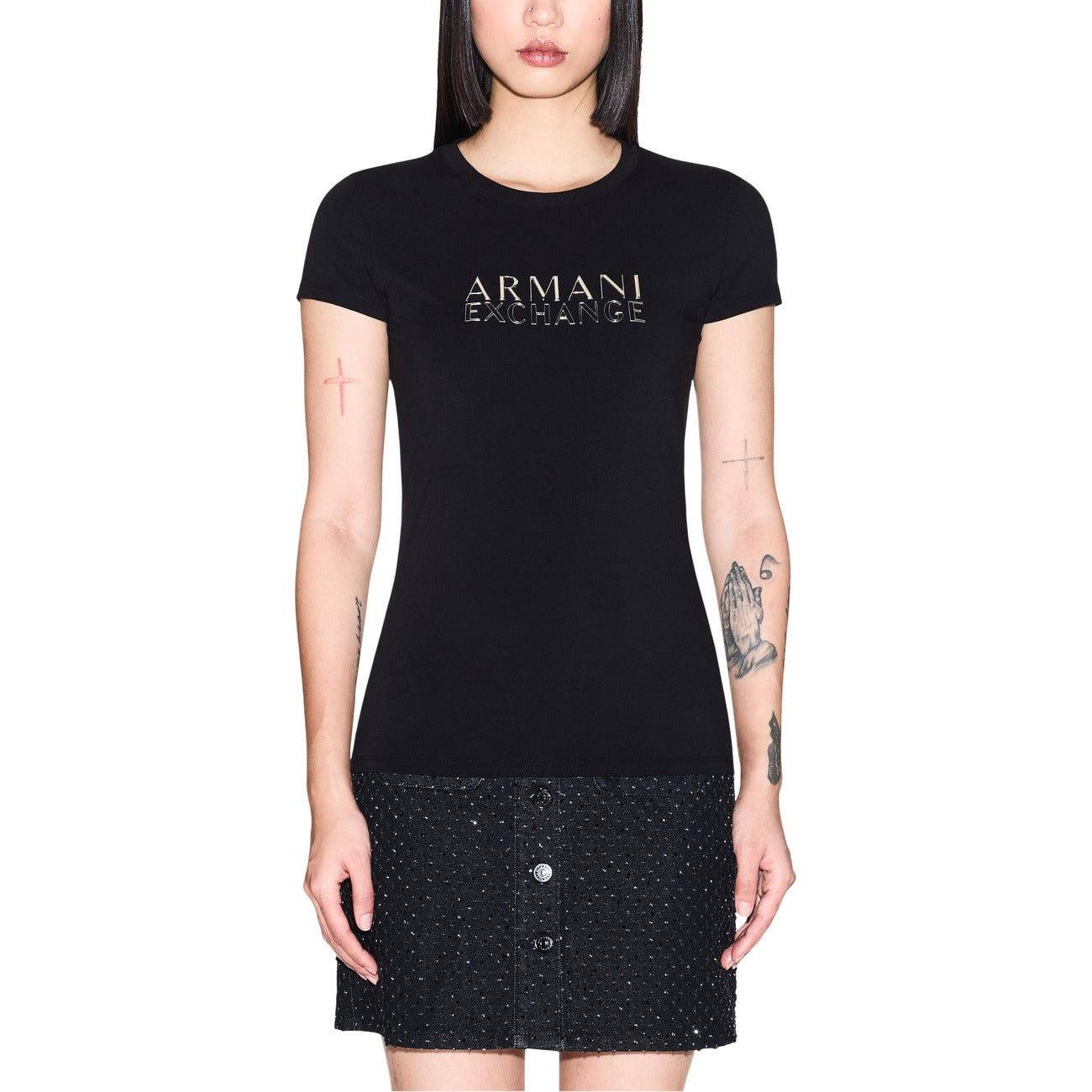 Armani Exchange T-Shirt Damen Weiß #2453816