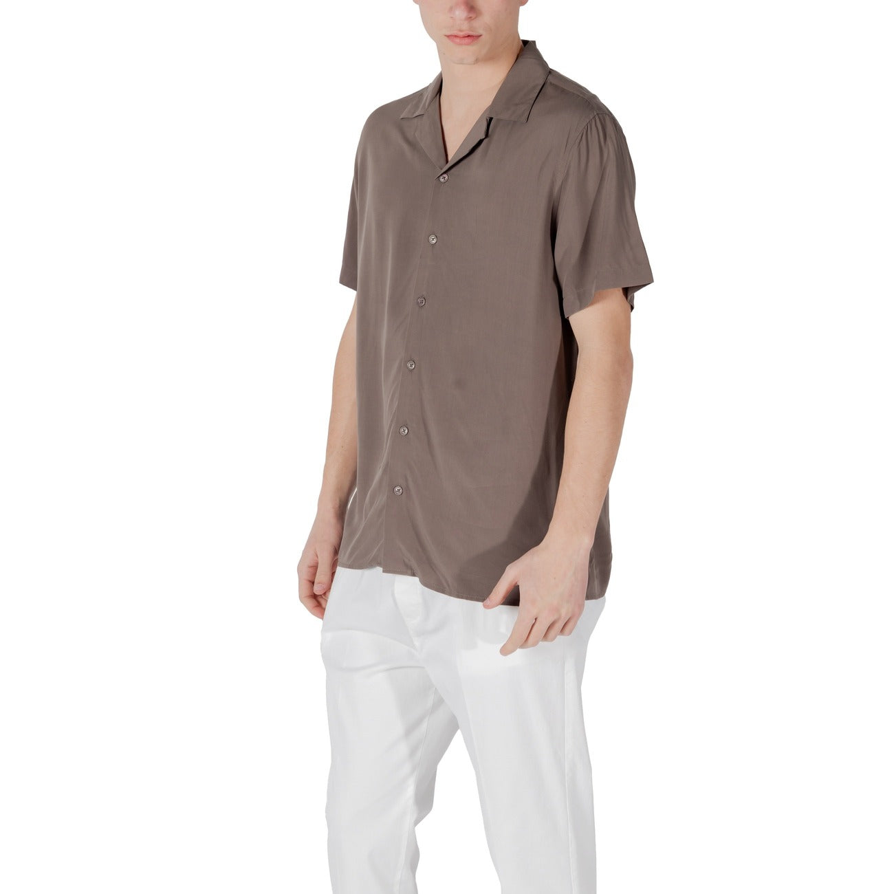 Gianni Lupo Shirt Heren Bruin