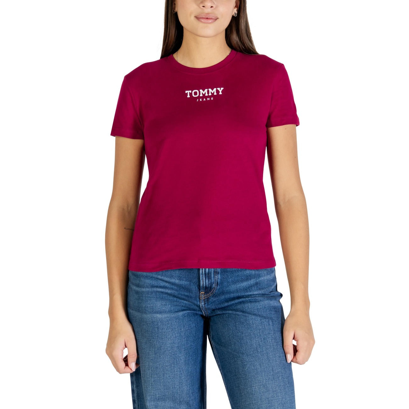 Tommy Hilfiger Jeans T-Shirt Damen Weiß #2447929