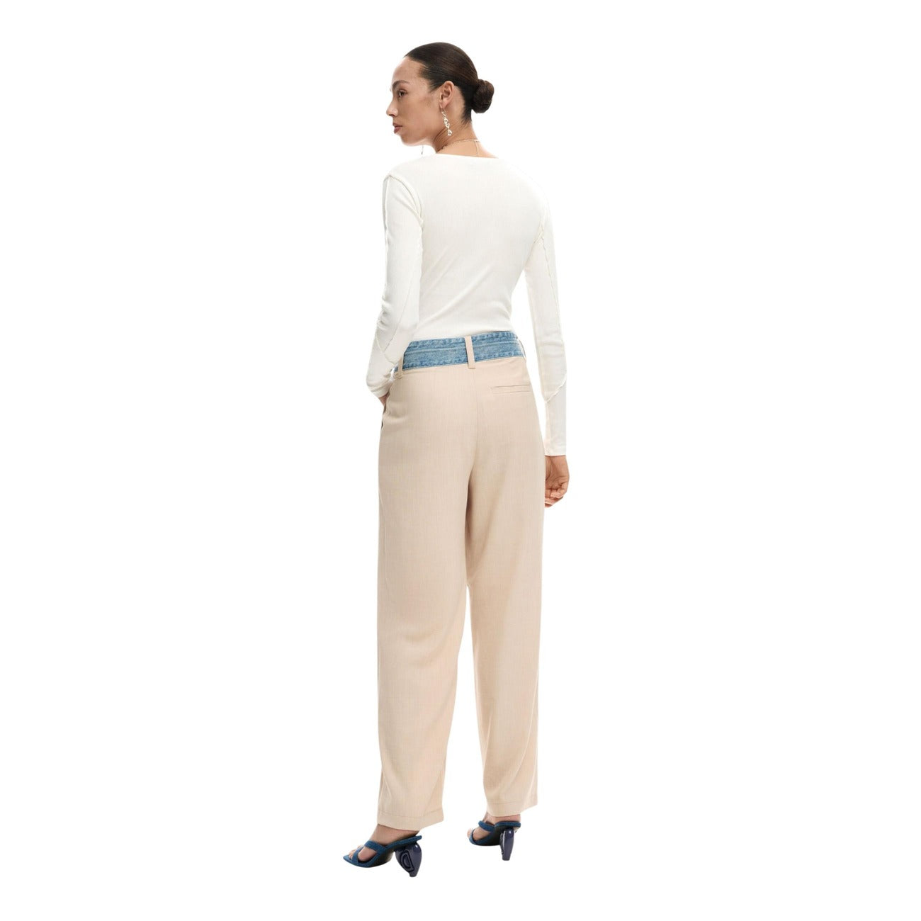 Desigual Broek Dames Beige #2451206