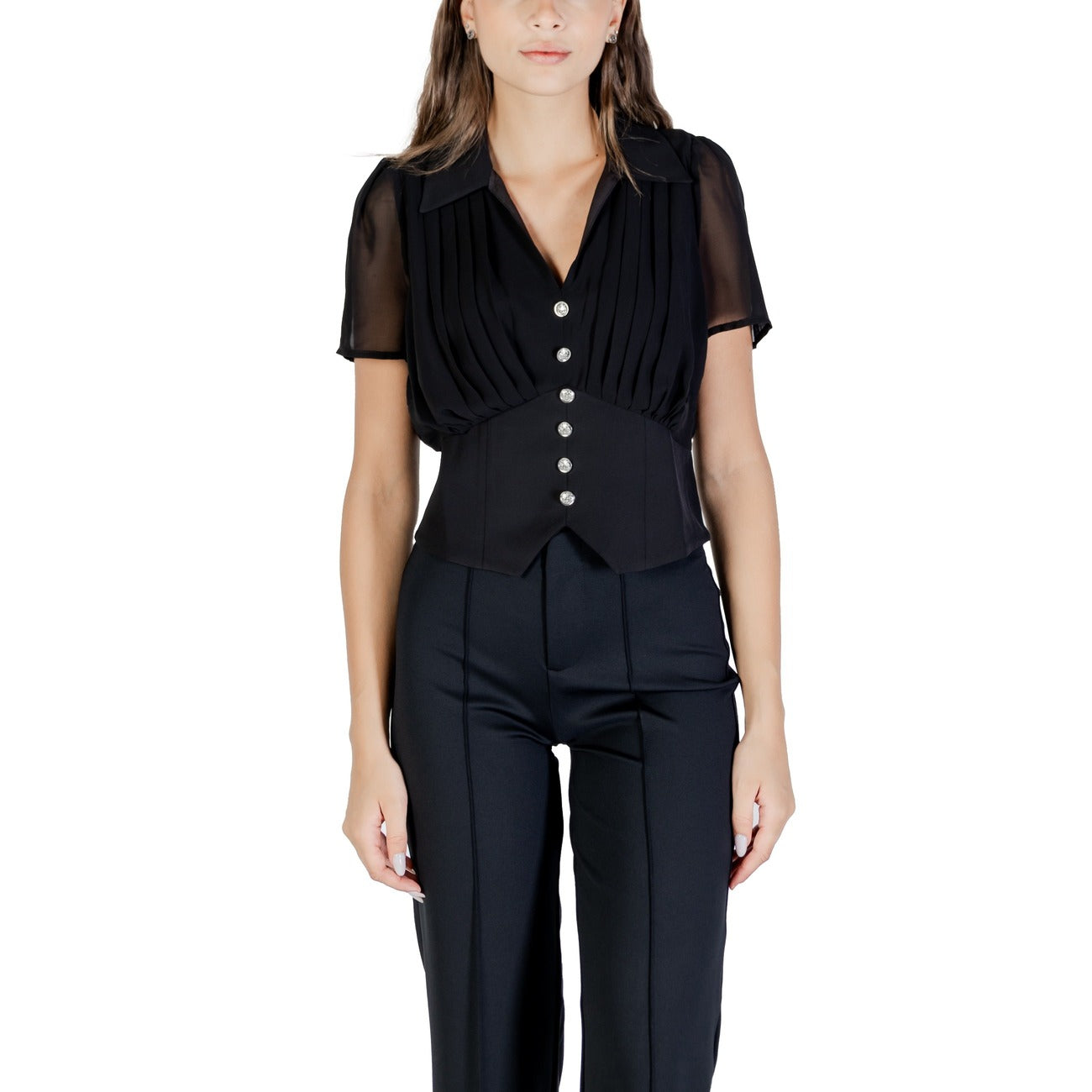 Morgan De Toi Bluse Damen Schwarz #2427512