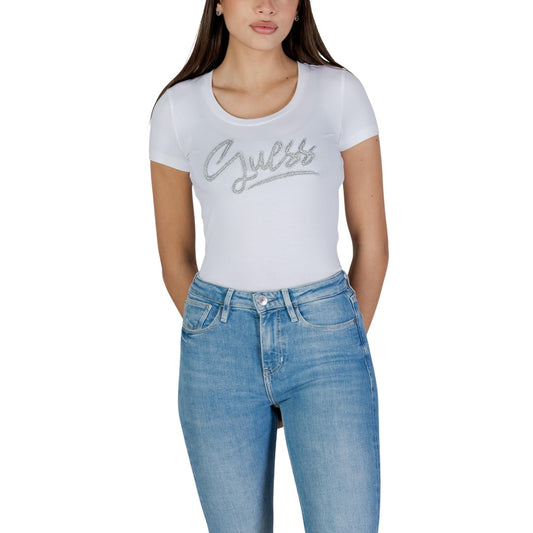 Guess T-shirt Dames Wit #2449971