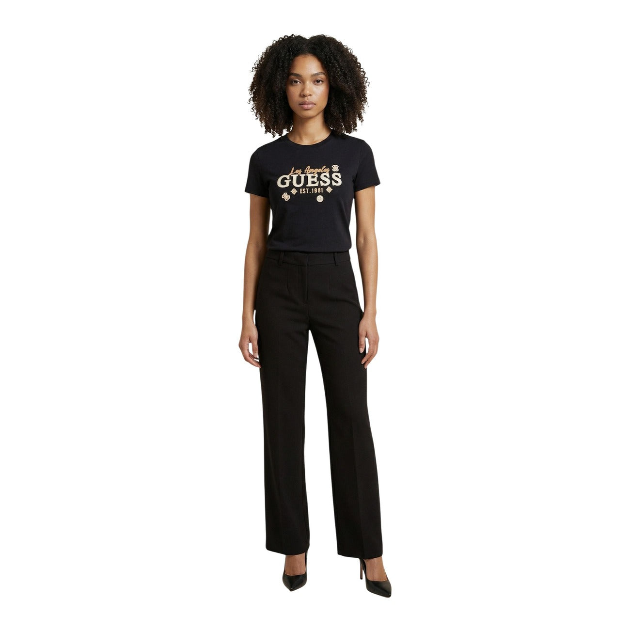 Guess T-Shirt Damen Schwarz #2453545