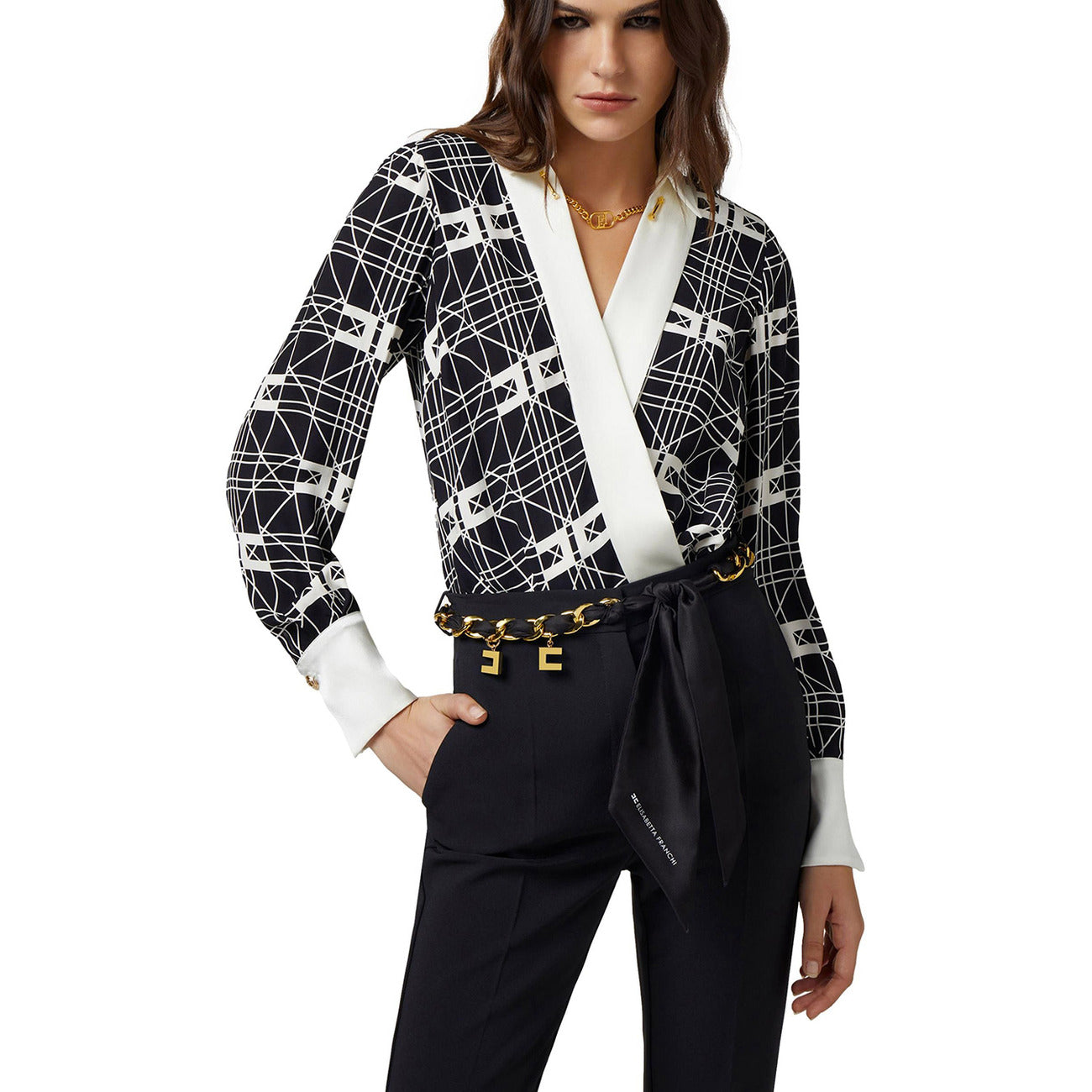 Elisabetta Franchi Bloes Dames Multicolor
