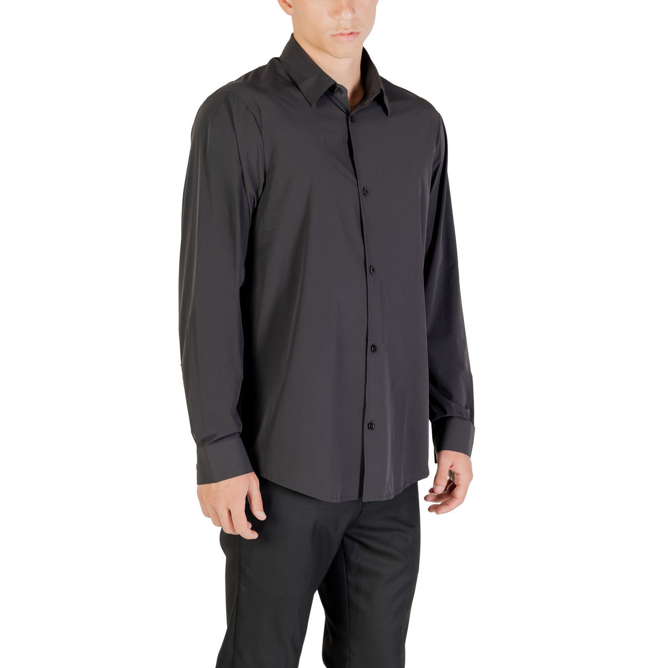Armani Exchange Shirt Heren Zwart #2432446