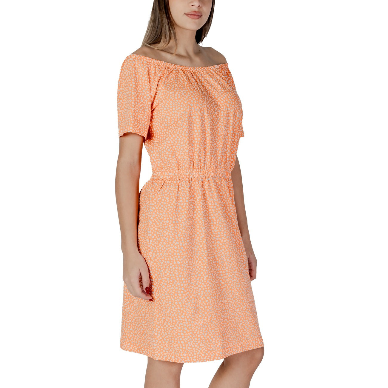 B.young Kleid Damen Orange
