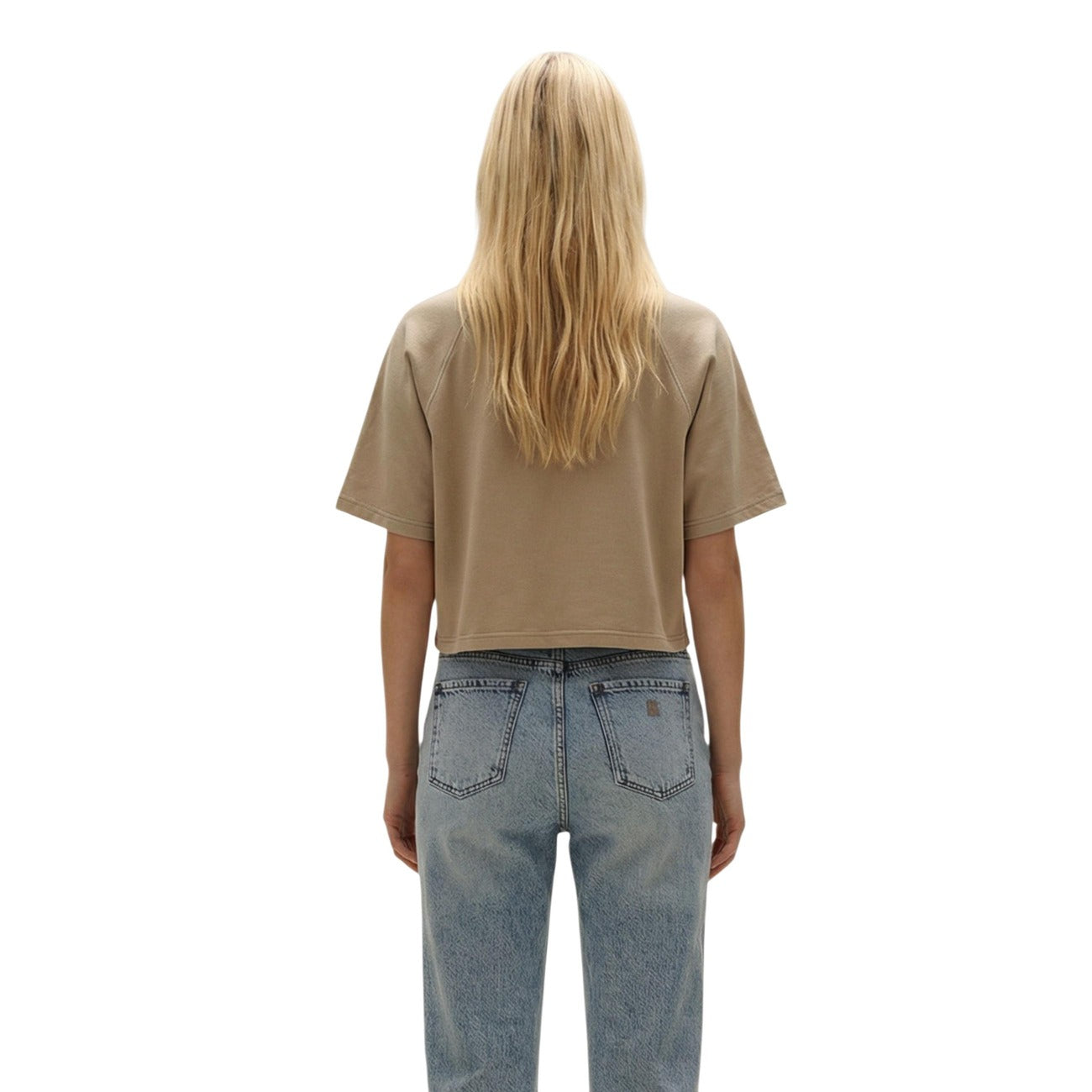 Replay T-Shirt Damen Beige
