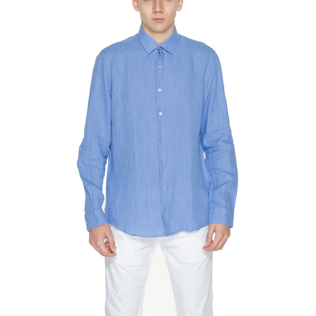 Calvin Klein Shirt Heren Blauw