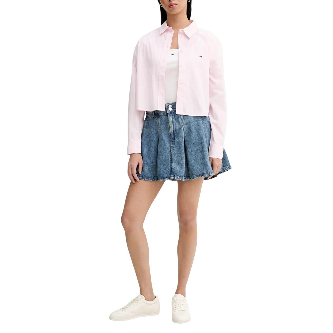 Tommy Hilfiger Jeans T-shirt Dames Wit #2470023