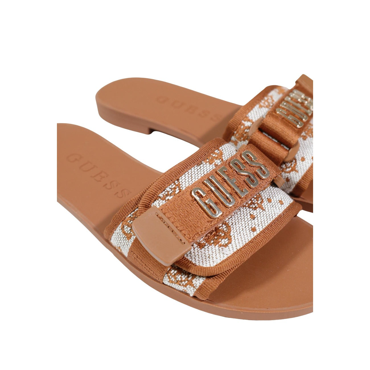 Guess Women Slippers Camel