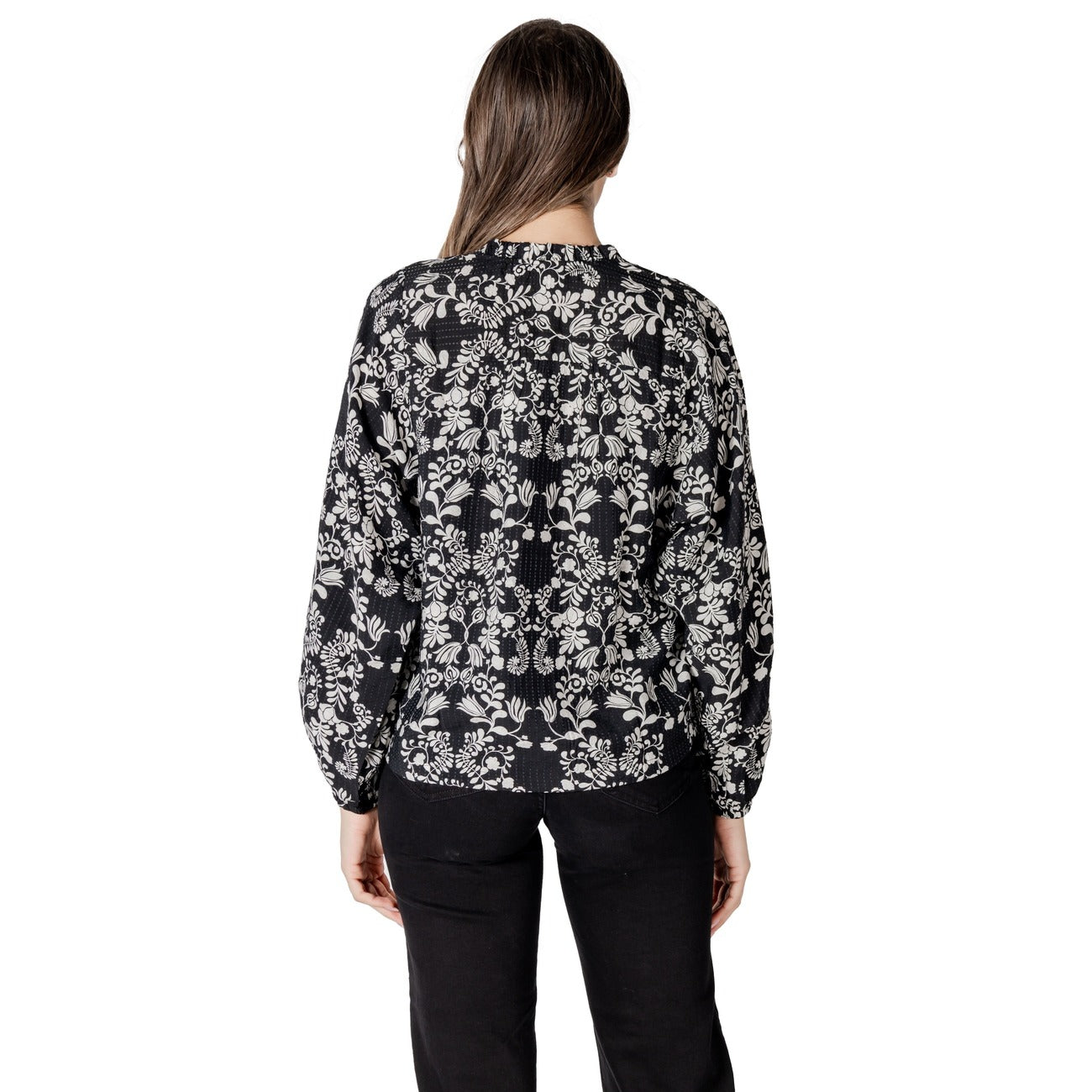 Ichi Bloes Dames Zwart #2414130