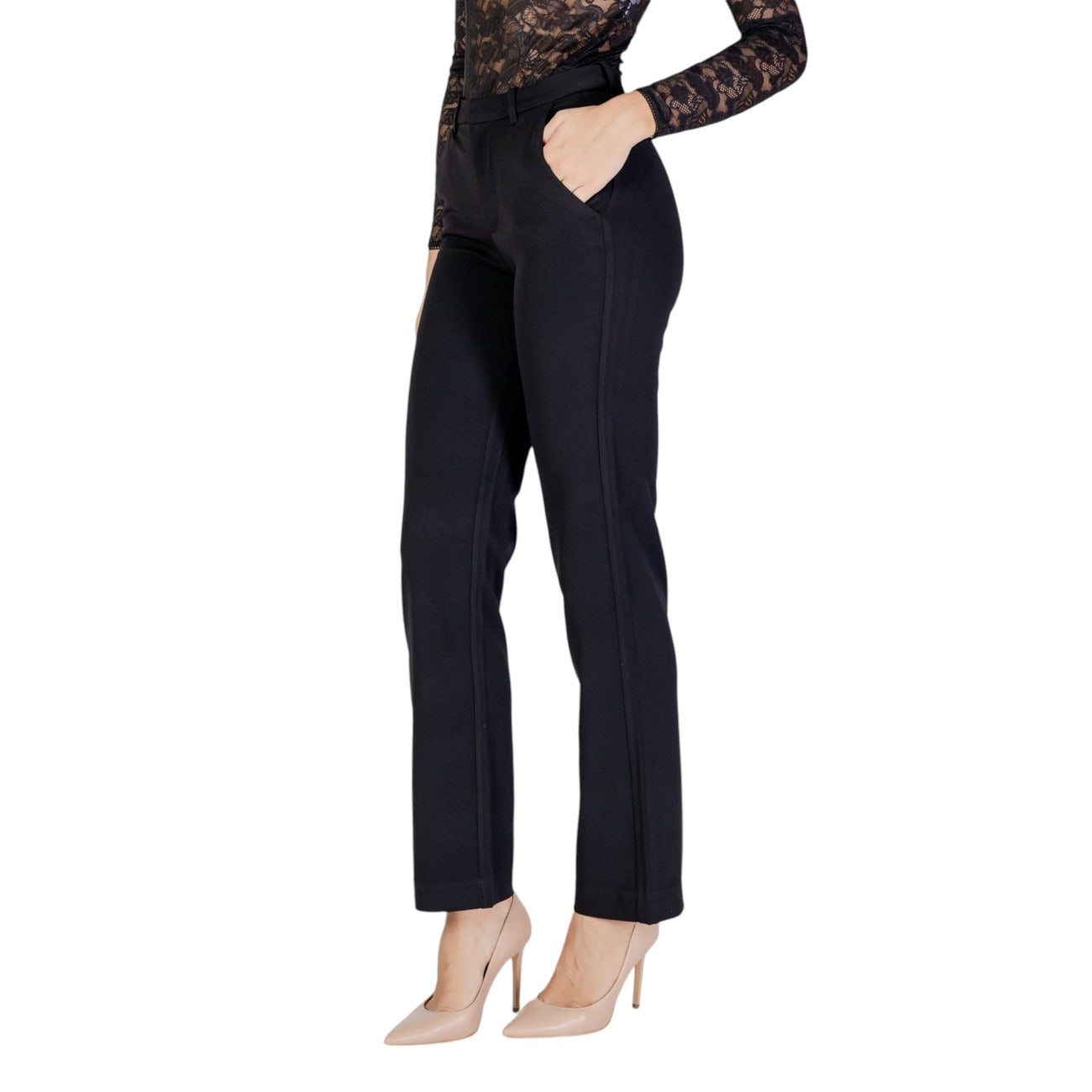 Only Broek Dames Zwart #2463598