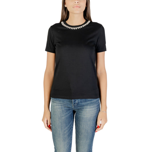 Only T-Shirt Damen Schwarz #2432819