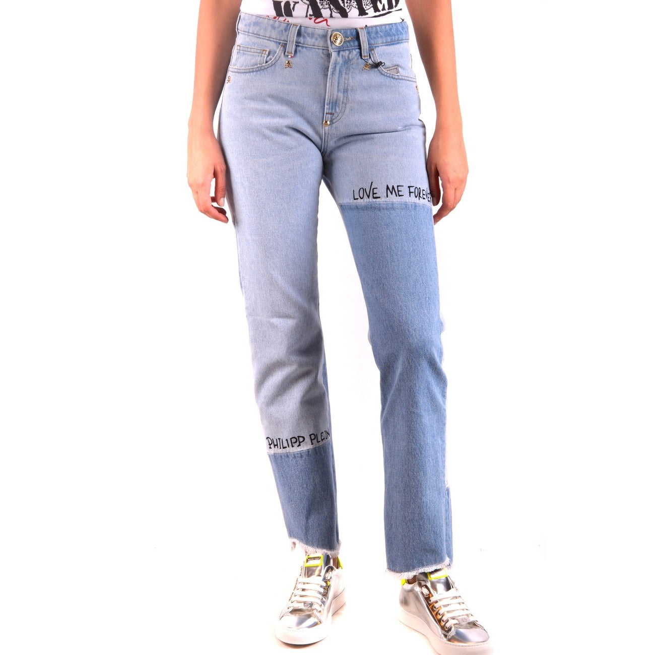 Philipp Plein Jeans Dames Lichtblauw