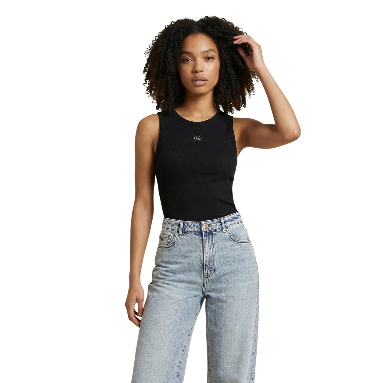 Calvin Klein Jeans Top Damen Weiß