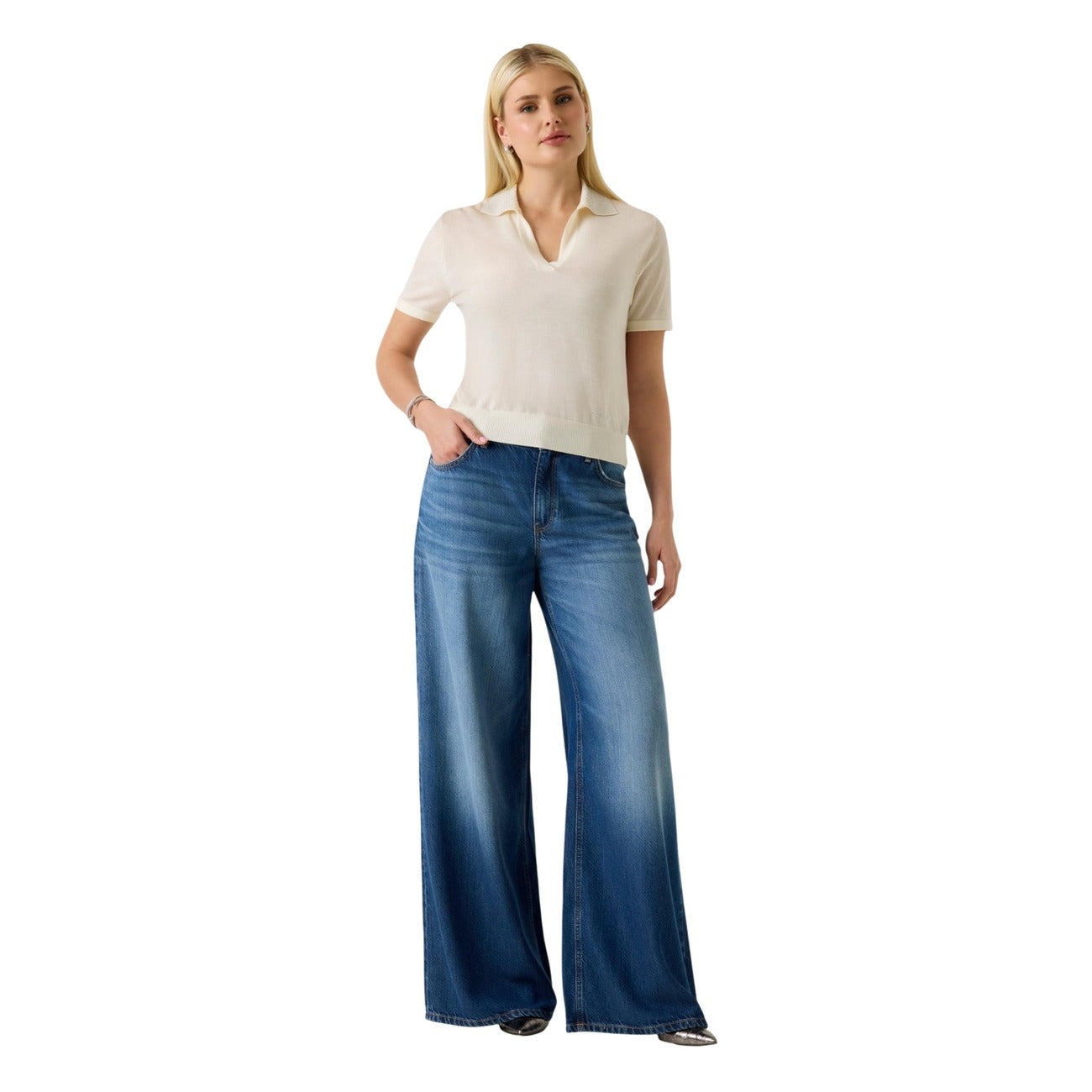 Guess T-Shirt Damen Beige #2454376
