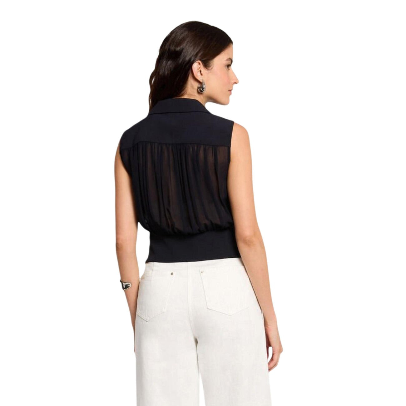 Morgan De Toi Bluse Damen Blau
