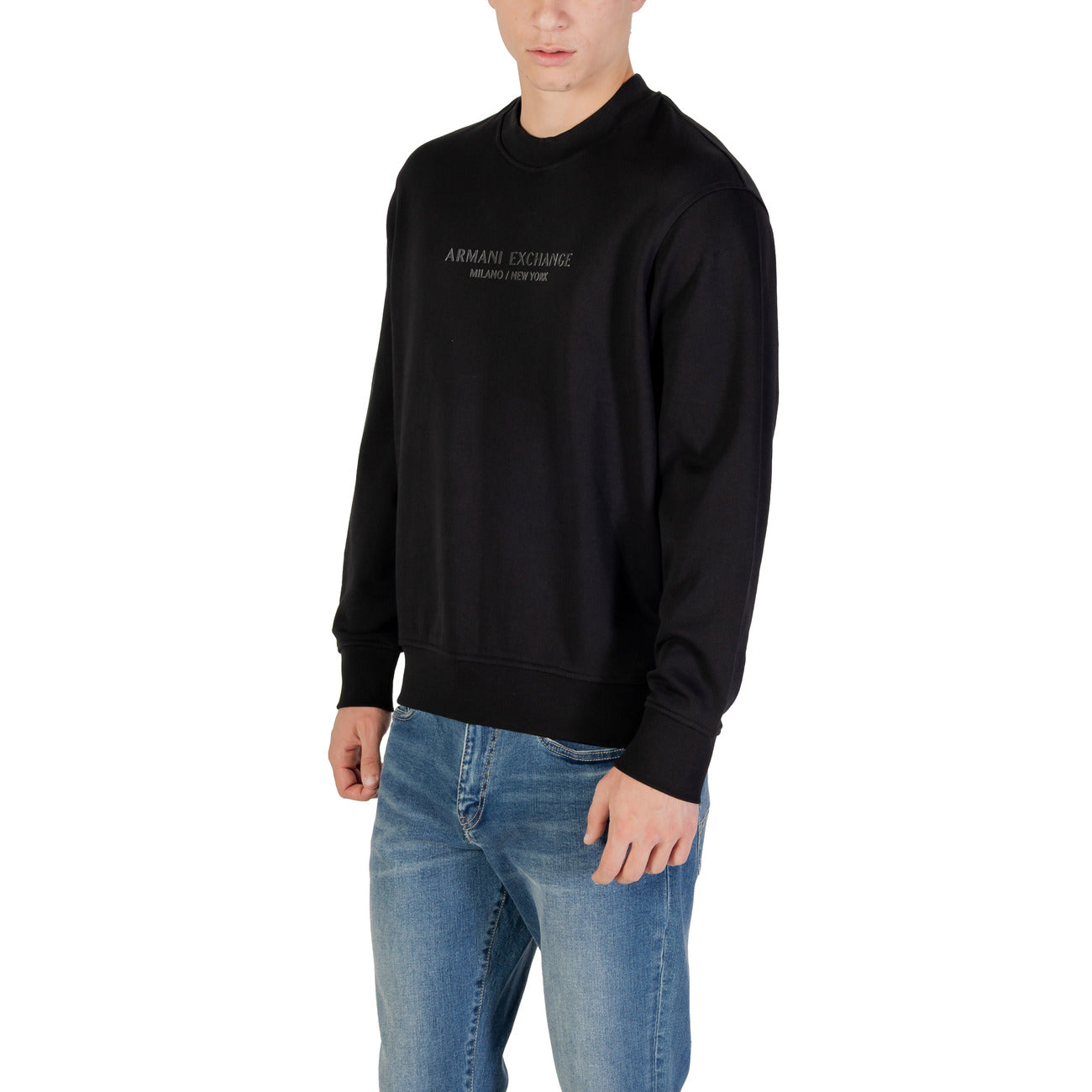 Armani Exchange Sweatshirt Heren Zwart #2429485