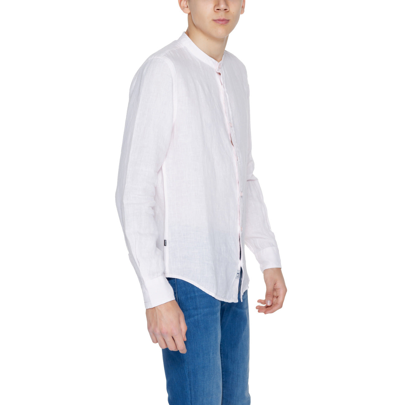 Blauer Shirt Herren