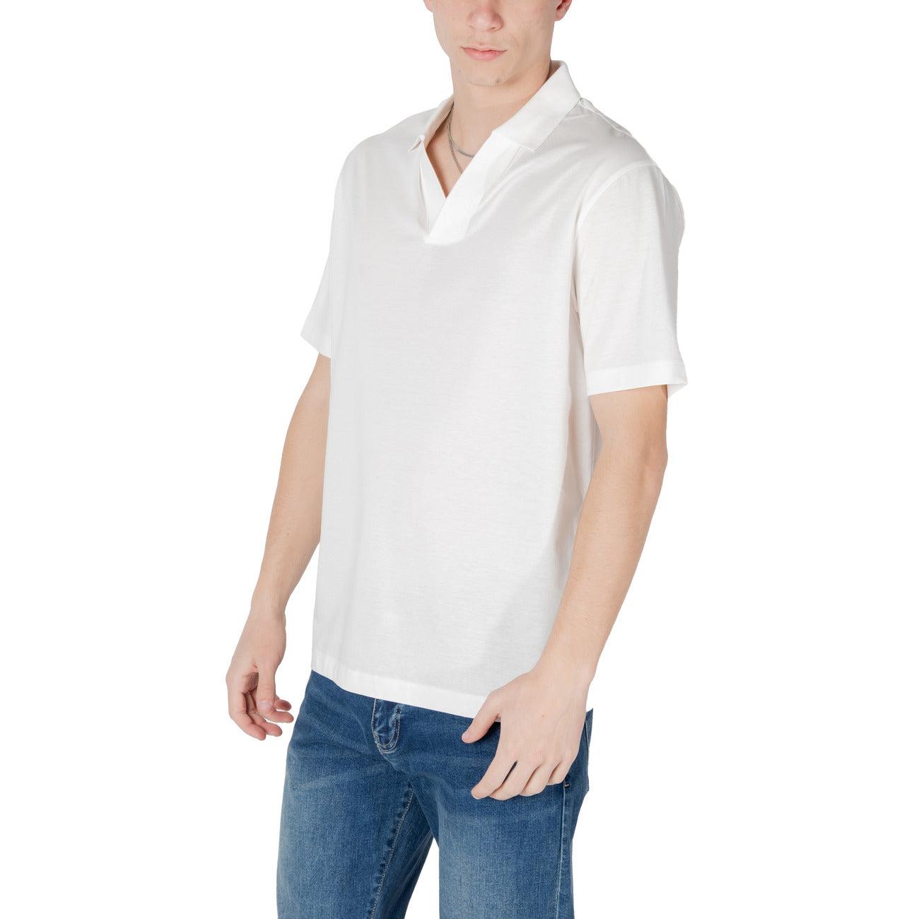 Armani Exchange Polo Top Heren Wit