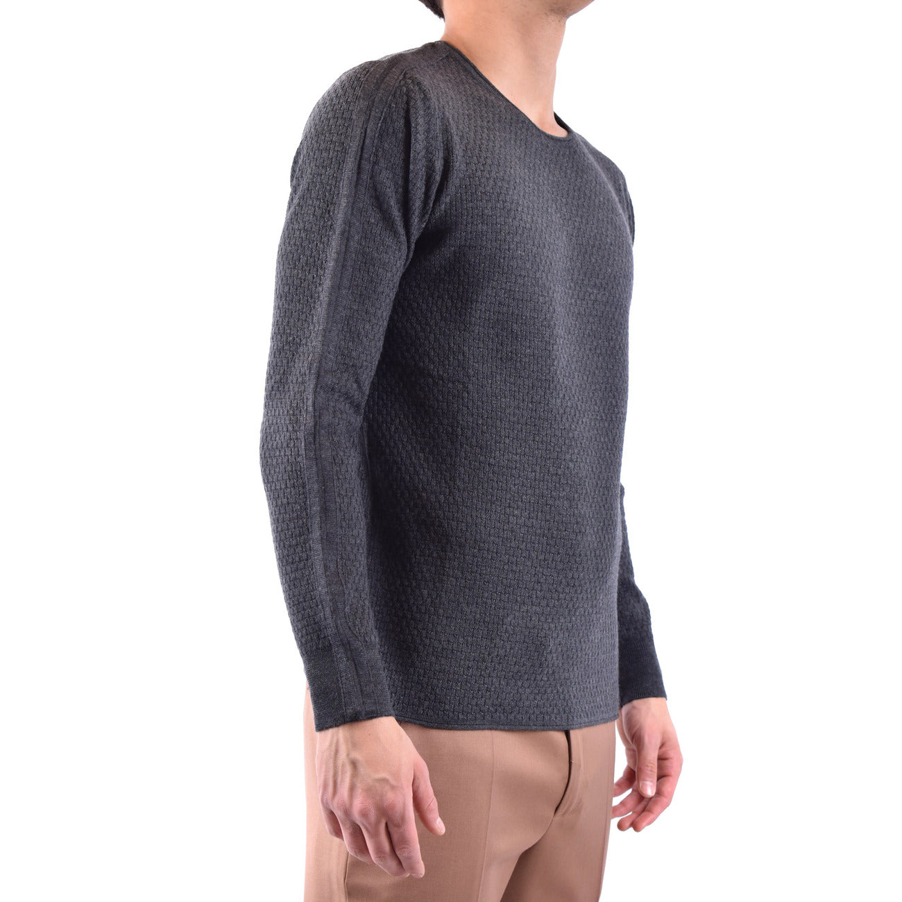 Paolo Pecora Strickmode Herren Grau #2431031