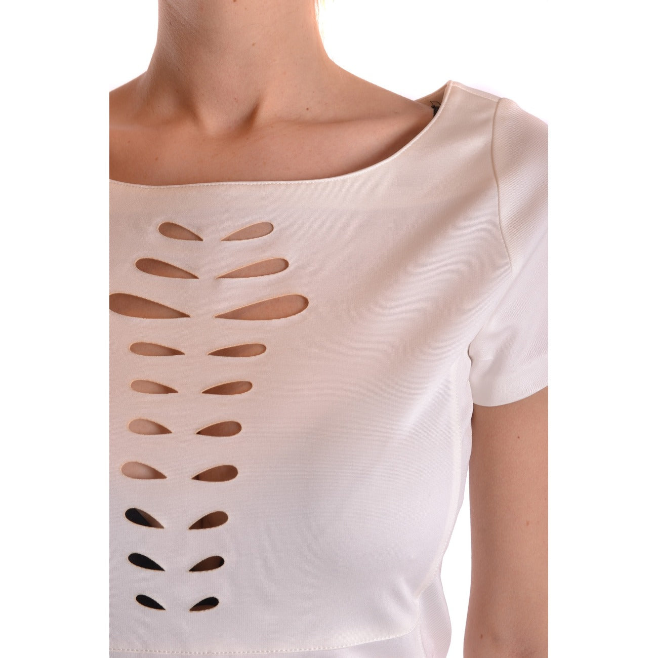 Pinko Jurk Dames Wit #2423055