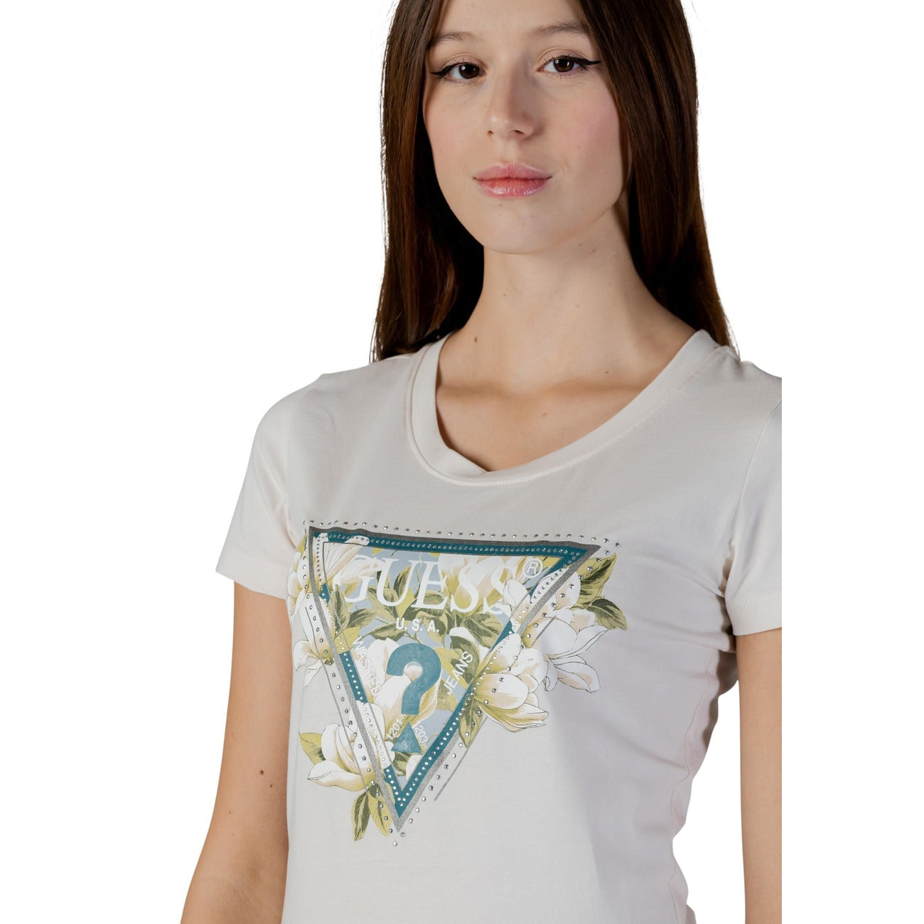 Guess T-Shirt Damen Beige #2469834