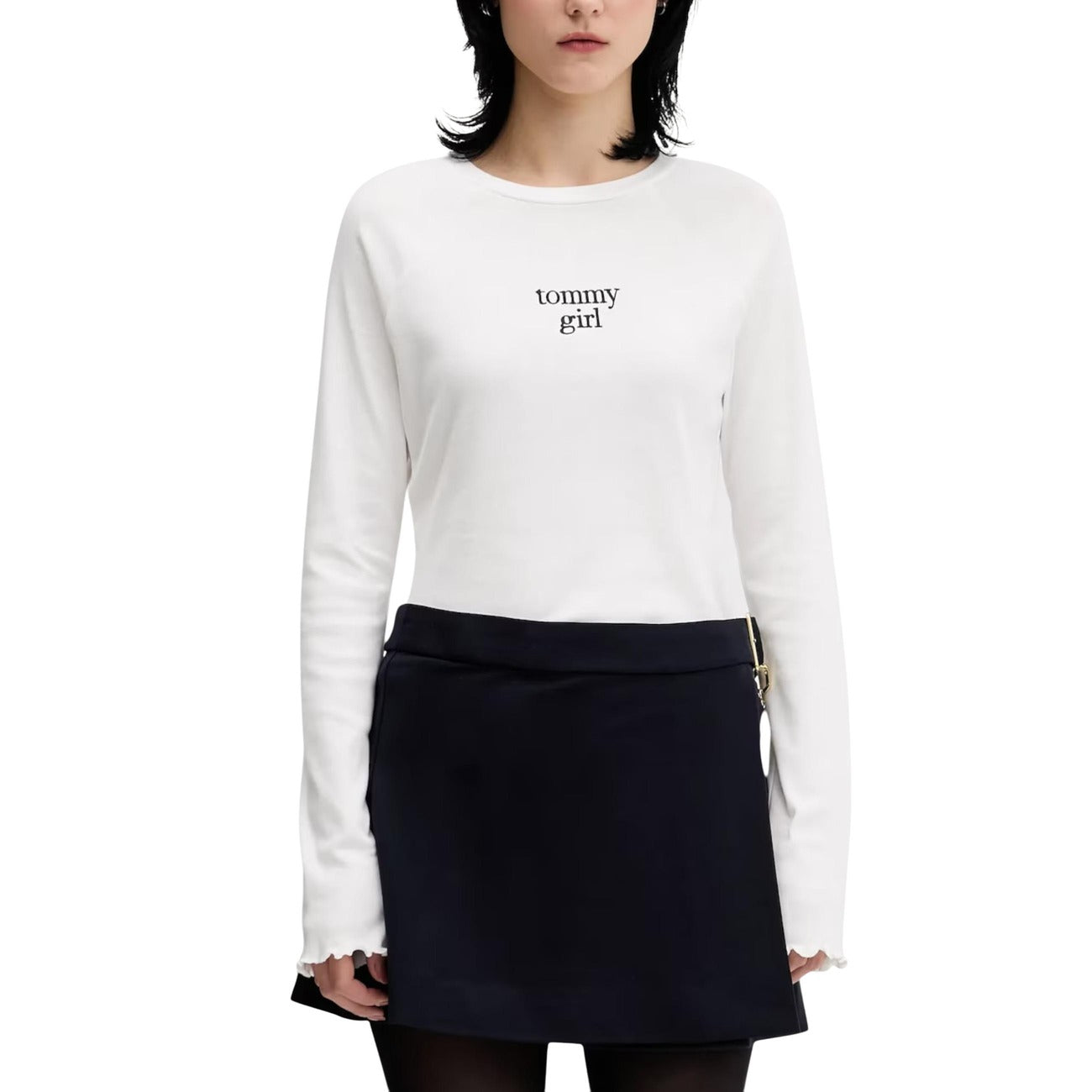 Tommy Hilfiger Jeans Strickmode Damen Weiß