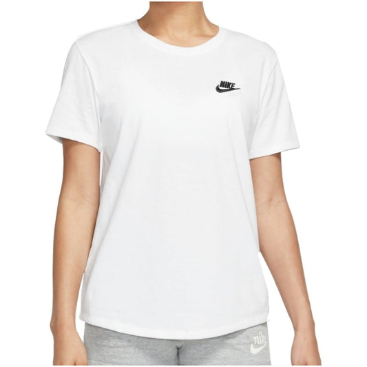 Nike T-shirt Dames Wit